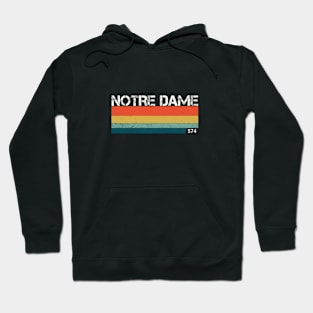 Notre Dame Indiana Retro Hoodie